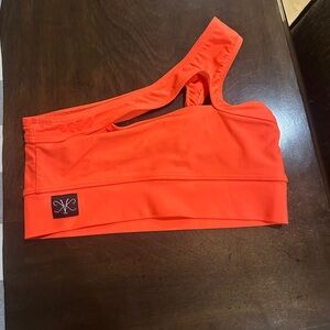 Kandi Kouture one shoulder sports bra